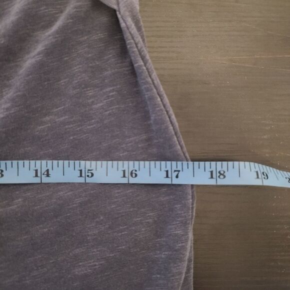 Sundry Tie Front Blue T-Shirt Dress L - Picture 9 of 12